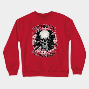 Technical Gunnery Skull Logo Military gift Crewneck Sweatshirt
